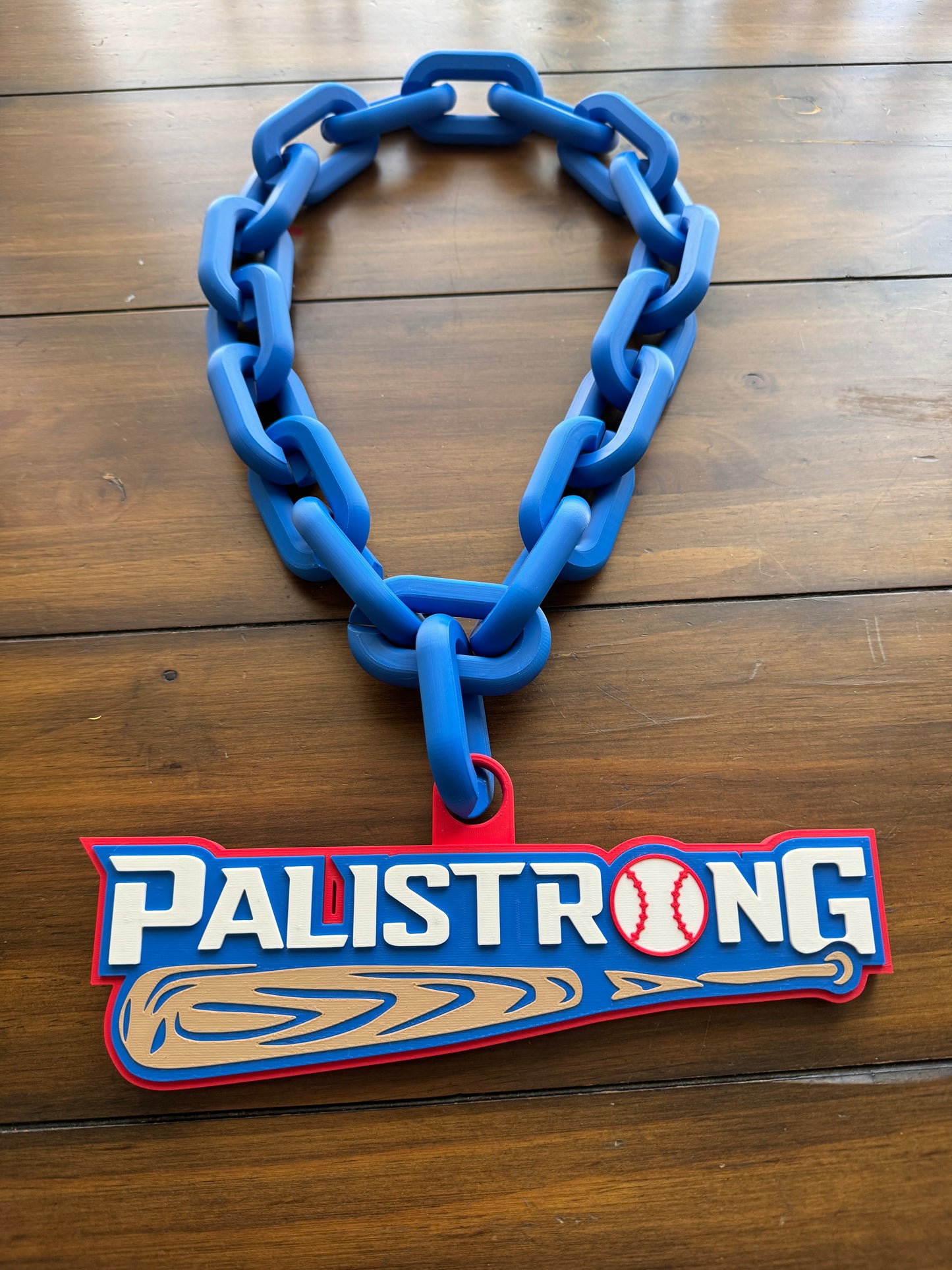jumbo custom baseball chain