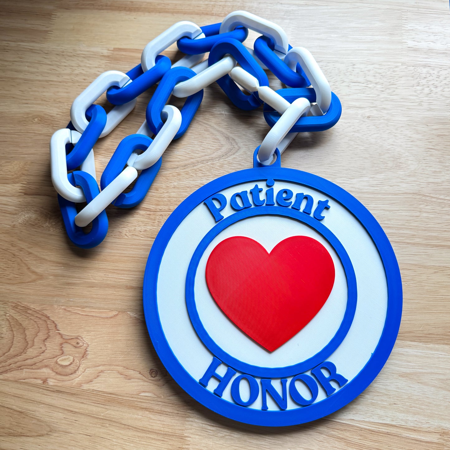 Custom 3D printed Oversized Hype Chain