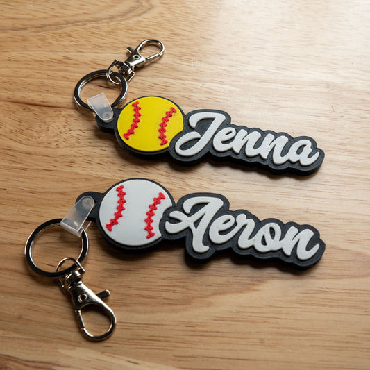 Personalized Sports Bag Tag forBaseball, Softball, Soccer, Basketball, Football, Volleyball and more